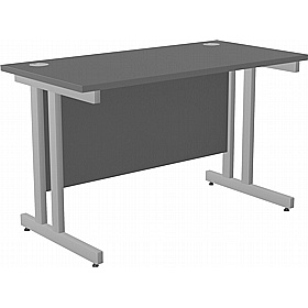 SmartLine Compact Twin Upright Rectangular Office Desk - Office Desks