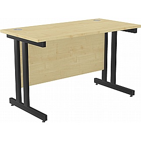 SmartLine Compact Twin Upright Rectangular Office Desk - Office Desks