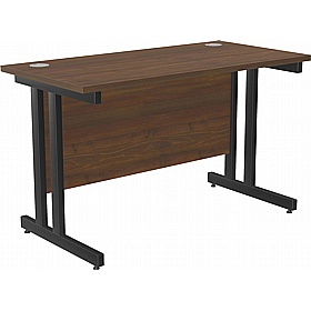 SmartLine Compact Twin Upright Rectangular Office Desk - Office Desks