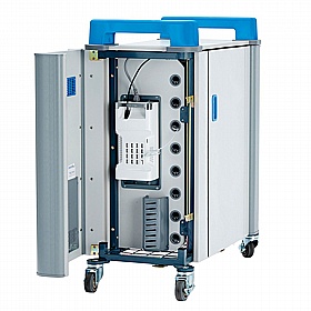 LapCabby Tab 16H Horizontal Single Door Tablet Charge & Sync Storage Trolley - School Furniture