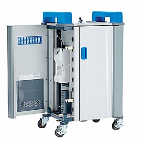 LapCabby Tab 16H Horizontal Single Door Tablet Charge & Sync Storage Trolley - School Furniture