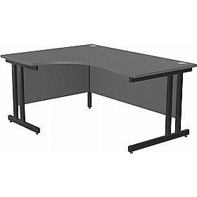SmartLine Twin Upright Ergonomic Radial Office Desks - Office Desks