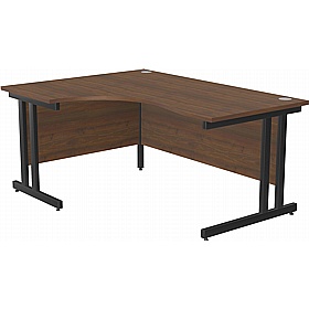 SmartLine Twin Upright Ergonomic Radial Office Desks - Office Desks