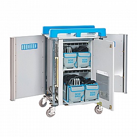 LapCabby Tab 20V Vertical Tablet Charging and Storage Trolley - School Furniture