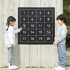 Outdoor Numbered Chalkboards - School Furniture