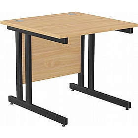 SmartLine Twin Upright Rectangular Office Desk - Office Desks