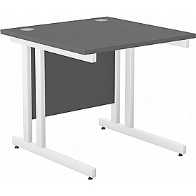 SmartLine Twin Upright Rectangular Office Desk - Office Desks