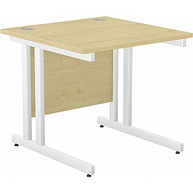 SmartLine Twin Upright Rectangular Office Desk - Office Desks