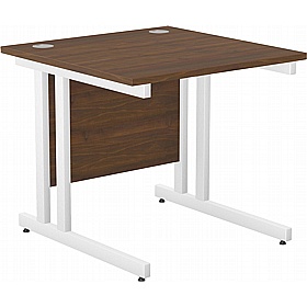 SmartLine Twin Upright Rectangular Office Desk - Office Desks