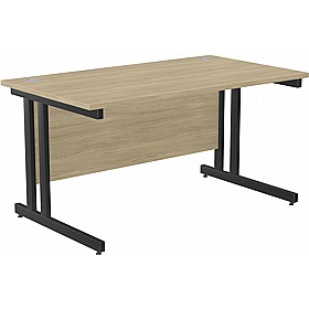 SmartLine Twin Upright Rectangular Office Desk - Office Desks