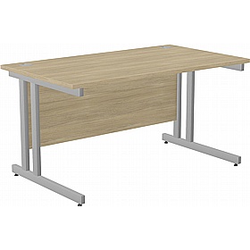 SmartLine Twin Upright Rectangular Office Desk - Office Desks