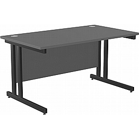 SmartLine Twin Upright Rectangular Office Desk - Office Desks