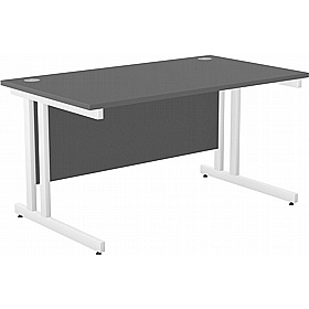 SmartLine Twin Upright Rectangular Office Desk - Office Desks