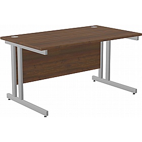 SmartLine Twin Upright Rectangular Office Desk - Office Desks