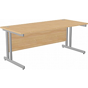 SmartLine Twin Upright Rectangular Office Desk - Office Desks