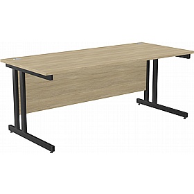 SmartLine Twin Upright Rectangular Office Desk - Office Desks