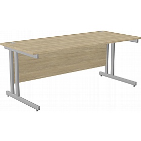 SmartLine Twin Upright Rectangular Office Desk - Office Desks