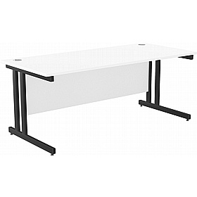 SmartLine Twin Upright Rectangular Office Desk - Office Desks