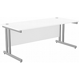 SmartLine Twin Upright Rectangular Office Desk - Office Desks