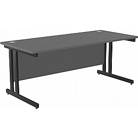 SmartLine Twin Upright Rectangular Office Desk - Office Desks