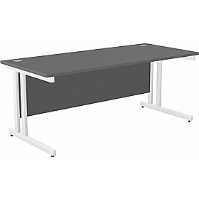 SmartLine Twin Upright Rectangular Office Desk - Office Desks