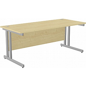 SmartLine Twin Upright Rectangular Office Desk - Office Desks