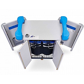 LapCabby Tab 32H Horizontal Tablet Charging and Storage Trolley - School Furniture