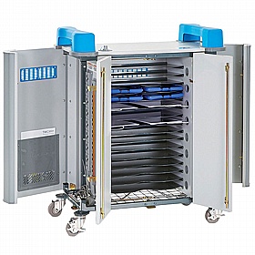 LapCabby Tab 32H Horizontal Tablet Charging and Storage Trolley - School Furniture