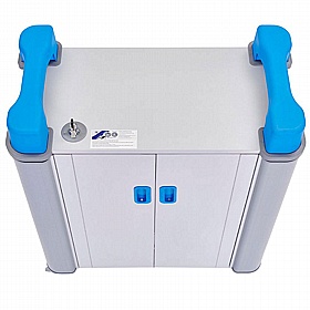 LapCabby Tab 32H Horizontal Tablet Charge & Sync Storage Trolley - School Furniture