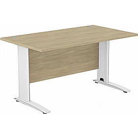 SmartLine Rectangular Cable Managed Office Desks - Office Desks