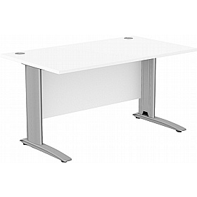 SmartLine Rectangular Cable Managed Office Desks - Office Desks