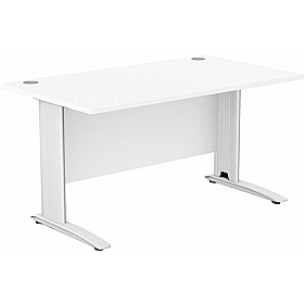 SmartLine Rectangular Cable Managed Office Desks - Office Desks
