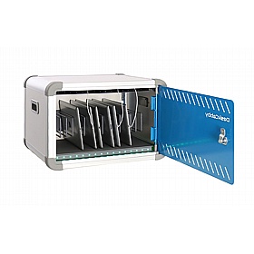 DeskCabby 16V Vertical Tablet Charging and Storage Desktop Cabinet