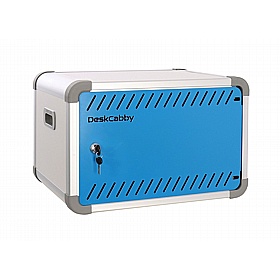 DeskCabby 16V Vertical Tablet Charging and Storage Desktop Cabinet - School Furniture