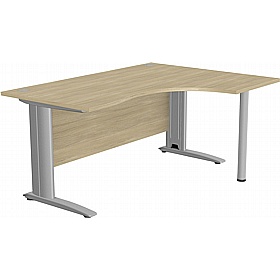 SmartLine Ergonomic Radial Cable Managed Office Desks - Office Desks