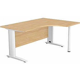 SmartLine Ergonomic Radial Cable Managed Office Desks - Office Desks