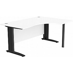 SmartLine Ergonomic Radial Cable Managed Office Desks - Office Desks