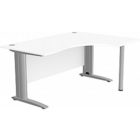 SmartLine Ergonomic Radial Cable Managed Office Desks - Office Desks