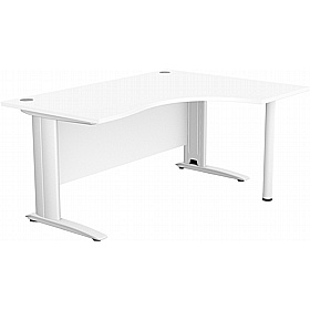 SmartLine Ergonomic Radial Cable Managed Office Desks - Office Desks