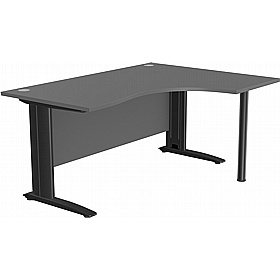 SmartLine Ergonomic Radial Cable Managed Office Desks - Office Desks