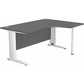 SmartLine Ergonomic Radial Cable Managed Office Desks - Office Desks