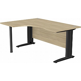SmartLine Ergonomic Radial Cable Managed Office Desks - Office Desks
