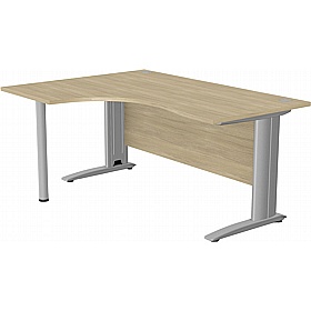 SmartLine Ergonomic Radial Cable Managed Office Desks - Office Desks