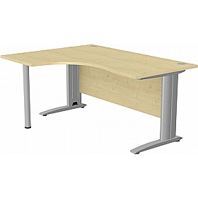 SmartLine Ergonomic Radial Cable Managed Office Desks - Office Desks