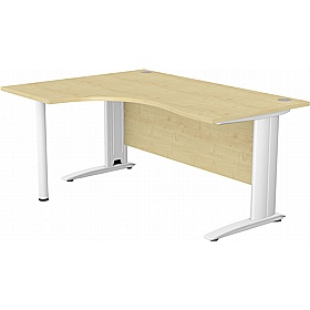 SmartLine Ergonomic Radial Cable Managed Office Desks - Office Desks