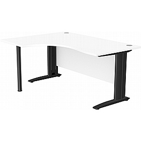 SmartLine Ergonomic Radial Cable Managed Office Desks - Office Desks