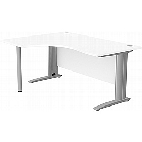 SmartLine Ergonomic Radial Cable Managed Office Desks - Office Desks