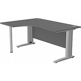 SmartLine Ergonomic Radial Cable Managed Office Desks - Office Desks