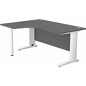 SmartLine Ergonomic Radial Cable Managed Office Desks - Office Desks