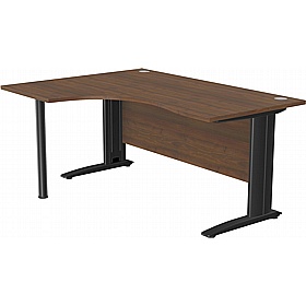 SmartLine Ergonomic Radial Cable Managed Office Desks - Office Desks